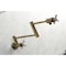 Kingston Brass KS4103BEX Wall Mount Pot Filler, Antique Brass KS4103BEX - alternate 2
